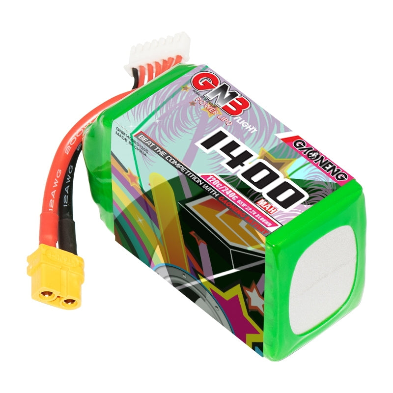 16032 1 battery gnb gaoneng lipo 6s 22 2v 1400mah 120c xt60