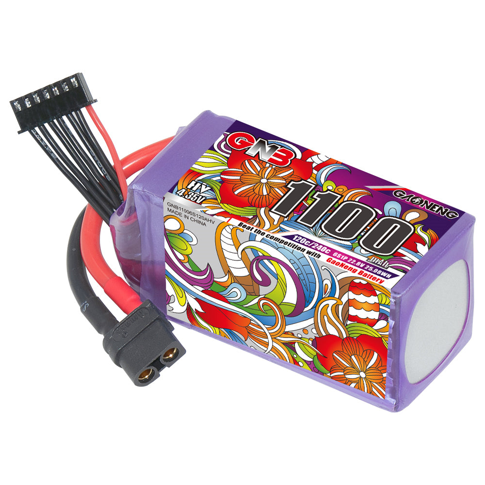 16044 battery gnb gaoneng lihv 6s 22 8v 1100mah 120c xt60