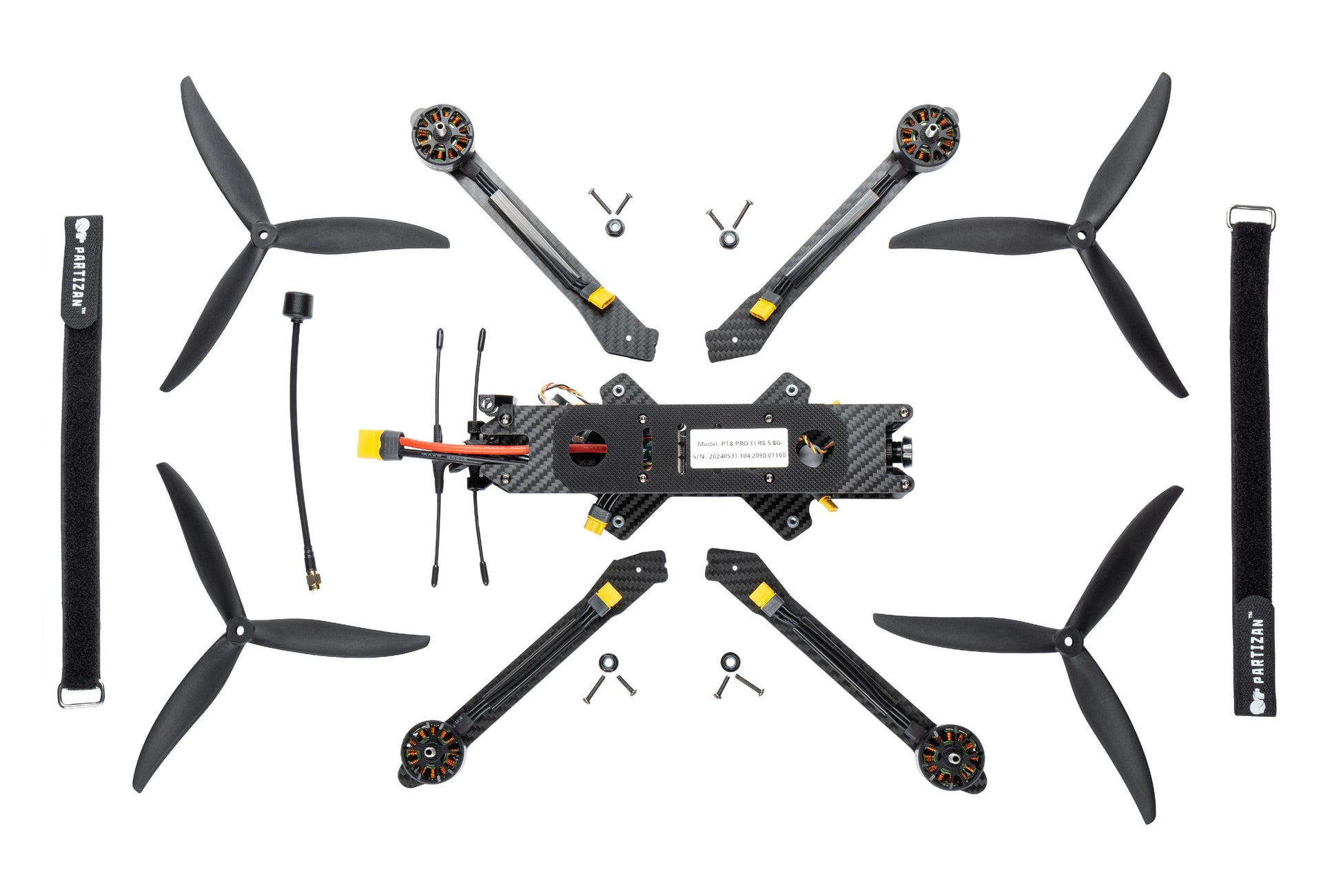 16779 fpv drone partizan pt8 pro elrs 5 8g 2 5w