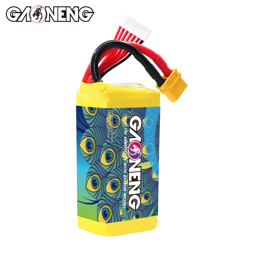 Battery GNB GAONENG 1100mah 6S1P 22.8V HV 160C XH- JST 7P XT60