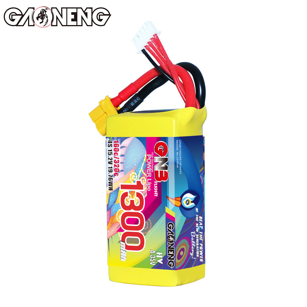 Battery GNB GAONENG 1300mah 4S1P 15.2V HV 160C XH- JST 5P XT60