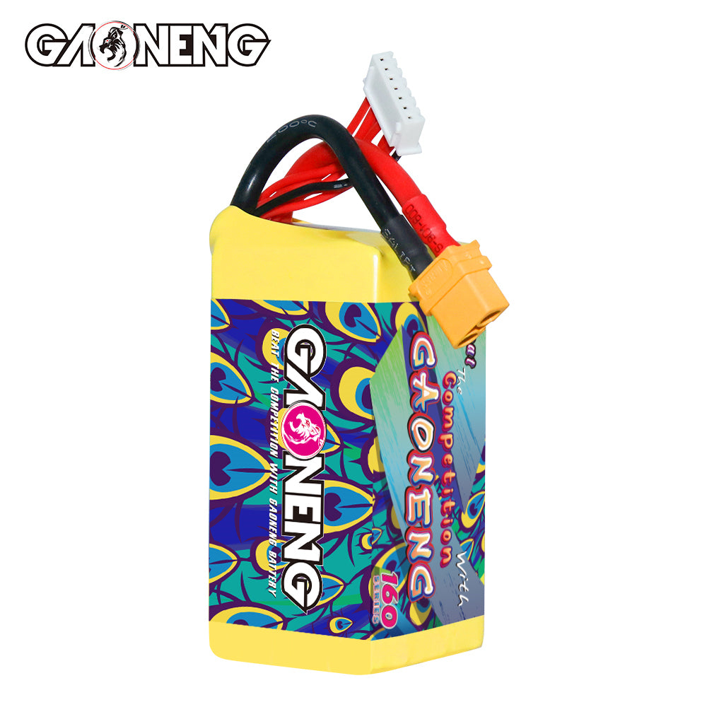 Battery GNB GAONENG 1300mah 6S1P 22.8V HV 160C XH- JST 7P XT60