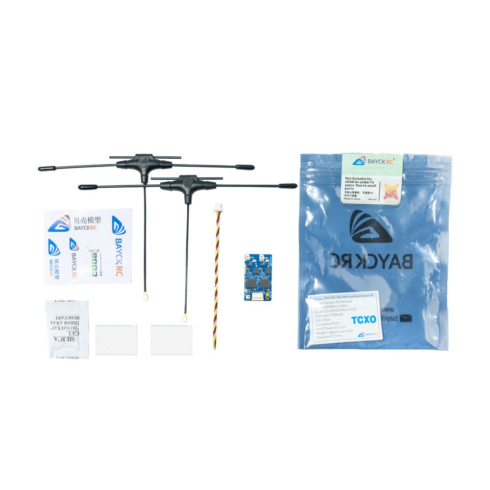 Receiver BAYCK ELRS 868/2.4G Dual band frequency