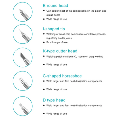 Soldering iron tip Bakon 200M 0.8D
