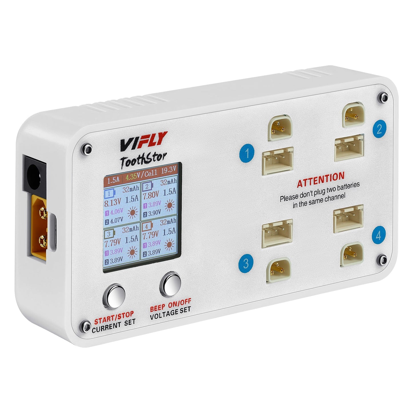 Charger VIFLY ToothStor 2S (BT3.0 & JST-XH2.54)