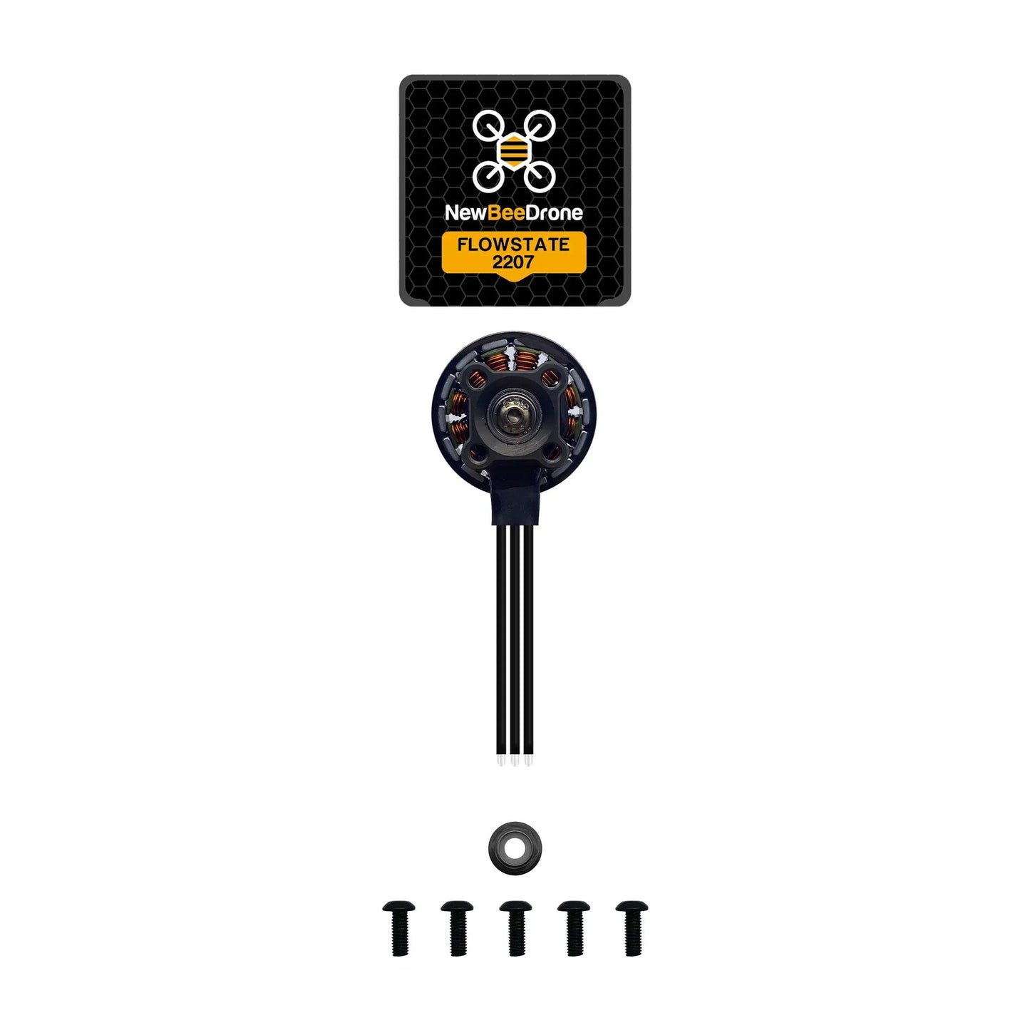 NewBeeDrone Flow 2207 Race Motor 2050KV 4 Pack NewBeeDrone 52480986 1850x