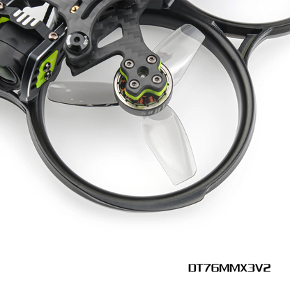 Propellers HQProp Cinewhoop T76MMX3 V2 3-blade 3" Grey (2CCW+2CW)