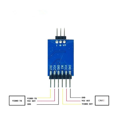 3 Channel 3 Way Video Switcher Pilotix