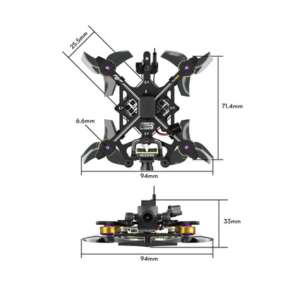 FPV drone FLYWOO Flybee 16 HD HDZERO 2S ELRS 2.4G