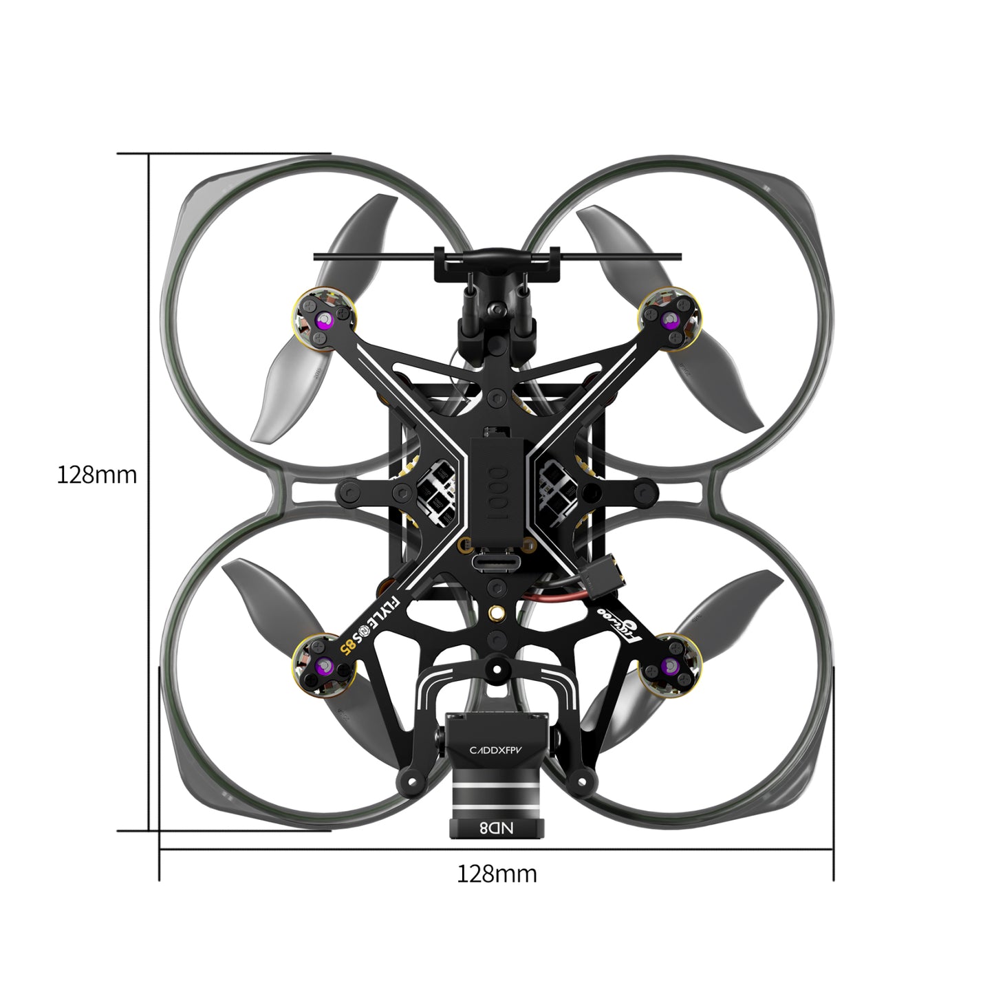 FPV drone FLYWOO FlyLens 85 HD Walksnail Moonlight 4K 2S ELRS 2.4G  V1.3