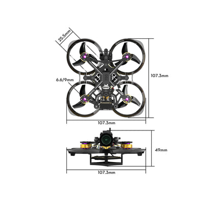 FPV drone FLYWOO Flylens 75 HD O4 2S ELRS 2.4G V1.3
