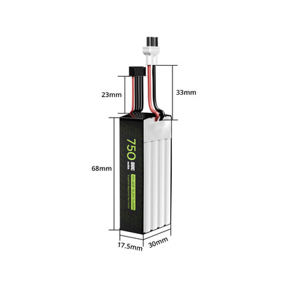 Battery FLYWOO Explorer 750mAh 4S HV 75C LiPo XT30UP (2 pcs)