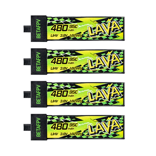Battery BETAFPV LAVA II LiHV 1S 480mAh 95C (4PCS)