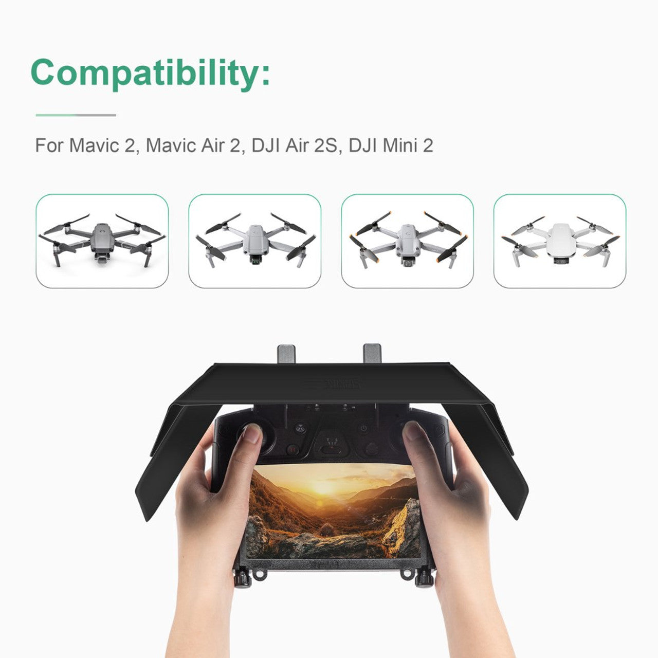 6411 13 sunshade hood startrc for dji smart controller