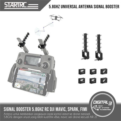 6480 13 antenna signal booster yagi uda startrc universal 5 8ghz