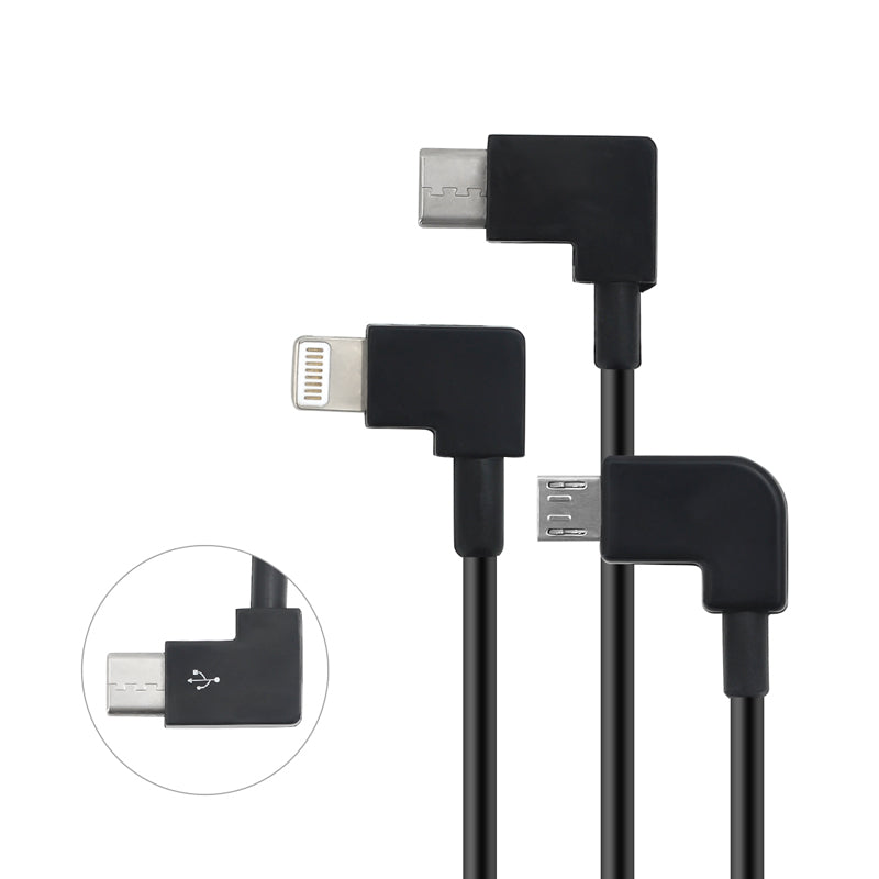6507 2 usb cable startrc nylon 30cm type c to lightning for dji rc n1