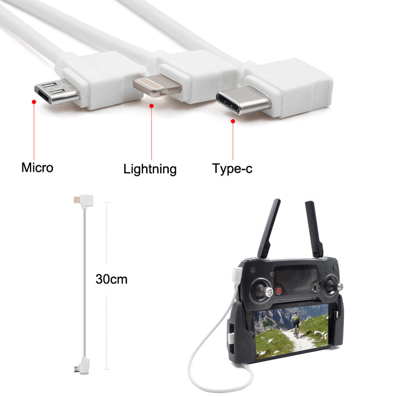 6519 1 usb cable startrc 30cm micro white