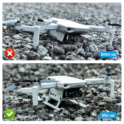 6603 2 landing gear startrc with auxiliary bottom light for mini 2 se mini 2 mavic mini mini se