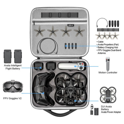 6729 3 storage bag startrc for dji avata fly smart combo fit for dji goggles v2