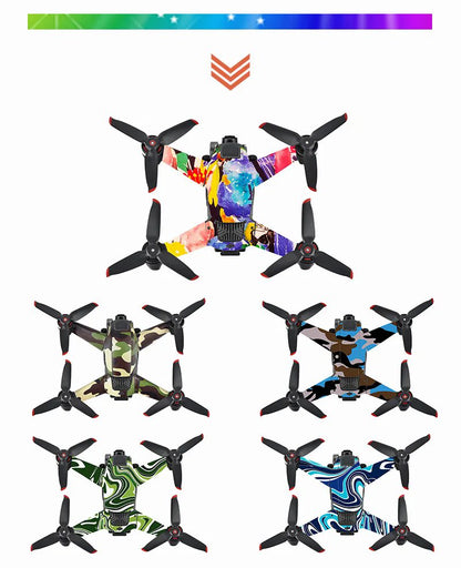 6792 8 body remote controller stikers startrc for dji fpv style 4