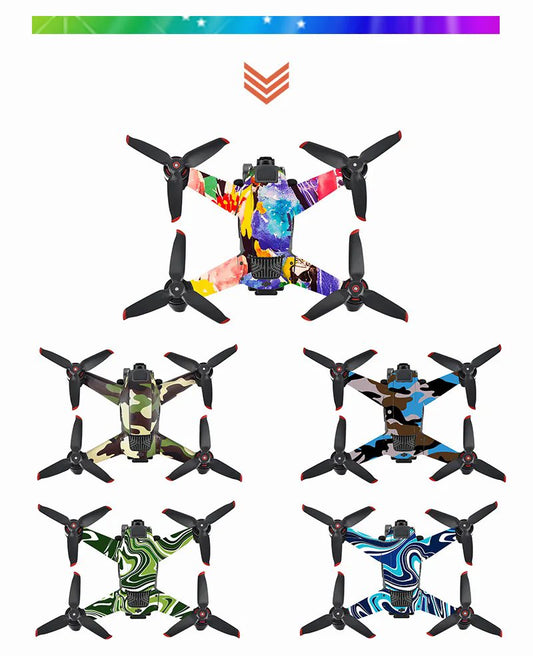 6795 5 body remote controller stikers startrc for dji fpv style 5
