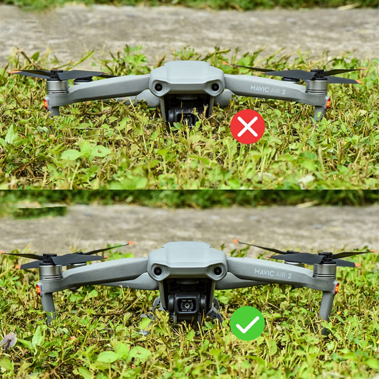 6810 1 landing gear startrc with auxiliary bottom light for dji mavic air 2 2s