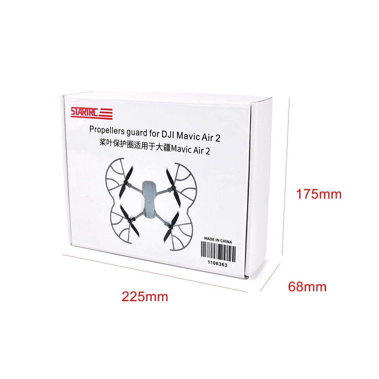 6813 2 propellers guard startrc for dji air 2 2s 1 set