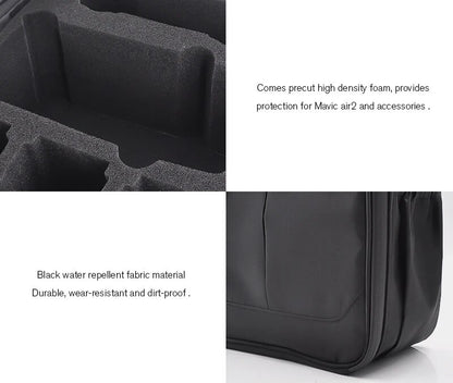 6843 3 carrying bag startrc for dji air 2 2s with rc n1 controller