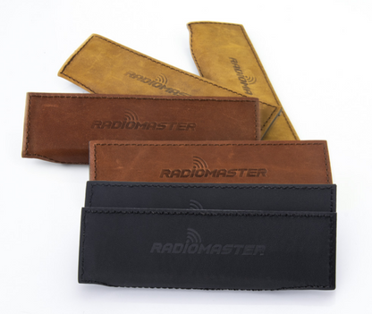 8154 2 leather side grips radiomaster for tx16s mkii brown