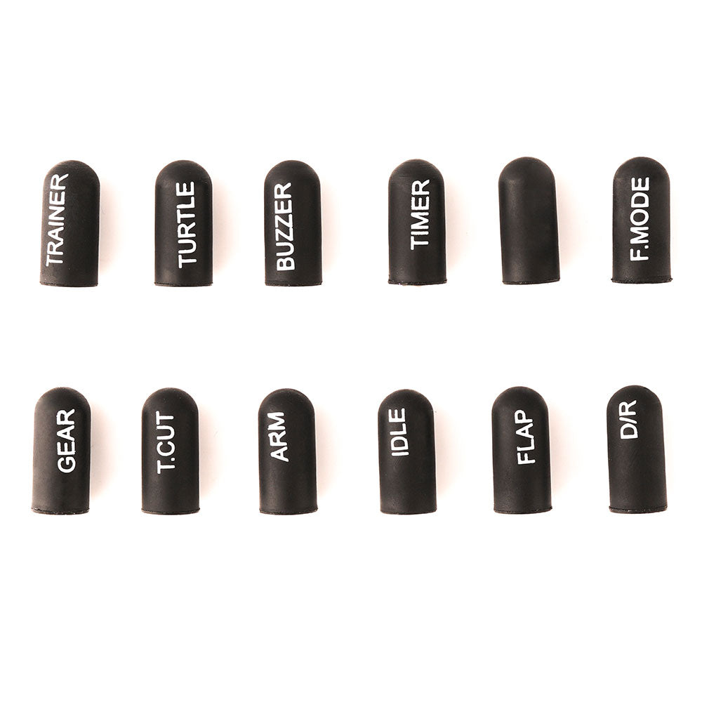 8232 labeled silicon switch cover set radiomaster short black