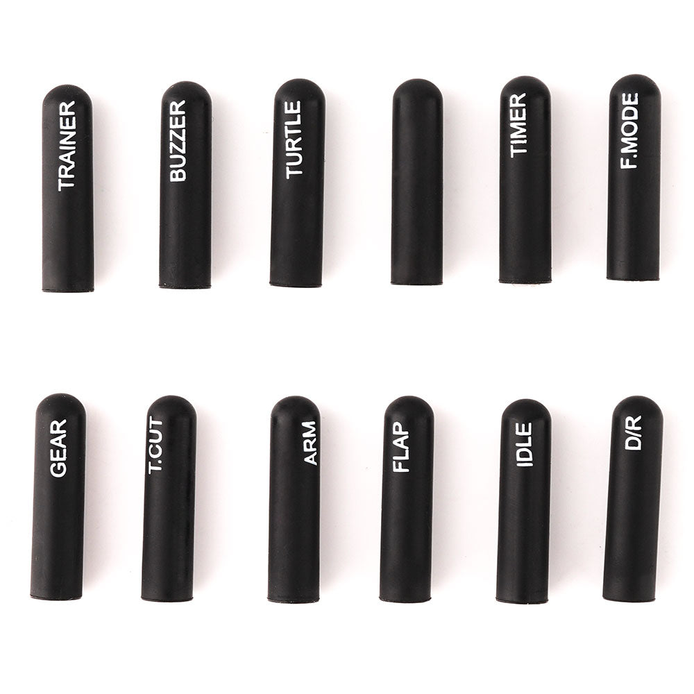 8247 labeled silicon switch cover set radiomaster long black