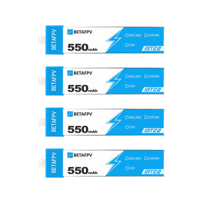 8595 1 battery betafpv lihv 1s 3 8v 550mah 40c bt2 0 4pcs