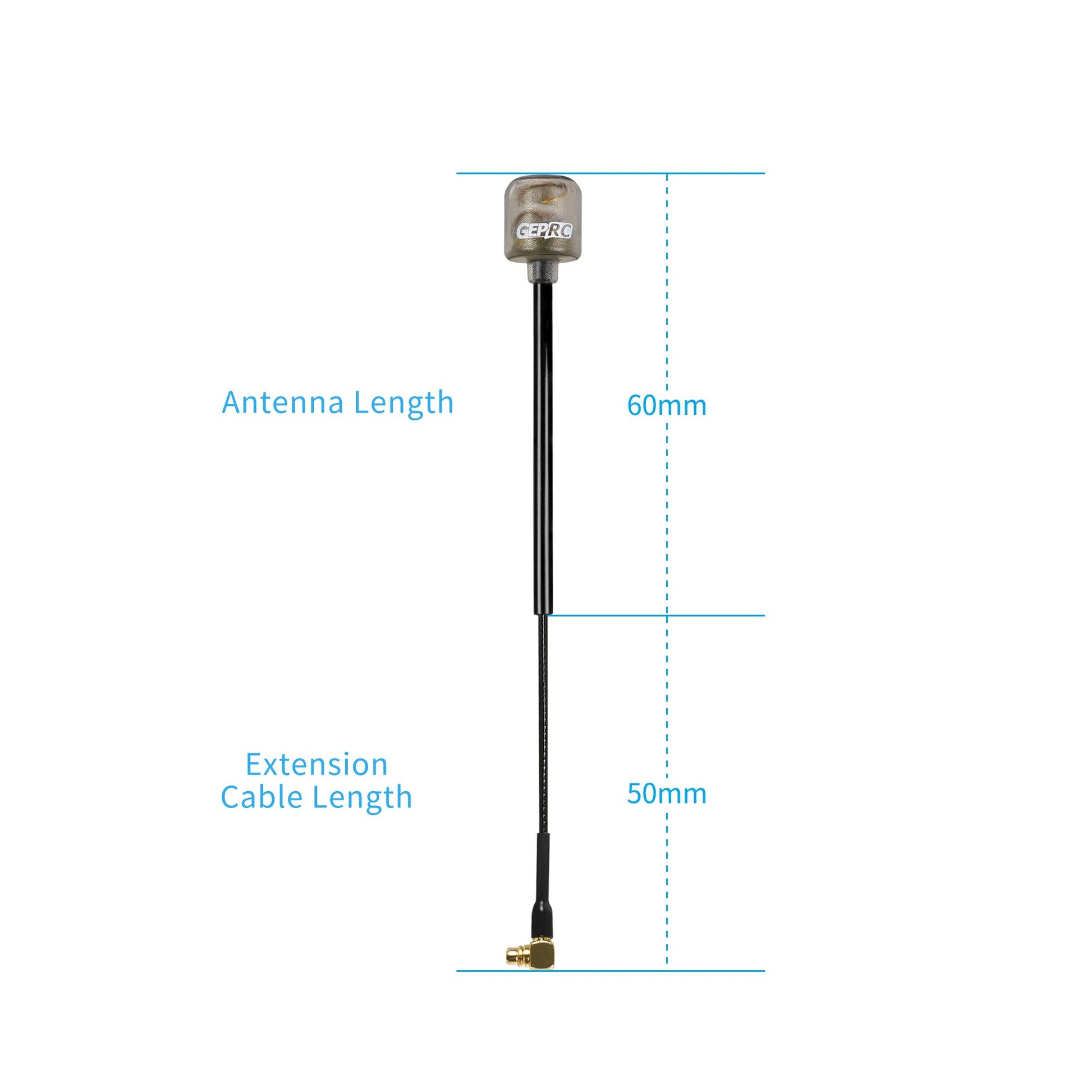 903 2 antenna geprc peano 5 8g lhcp mmcx 110mm