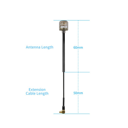 906 2 antenna geprc peano 5 8g rhcp ufl 110mm