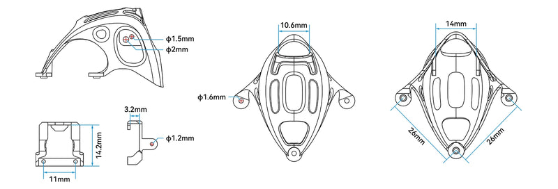 9075 7 micro canopy lite betafpv white