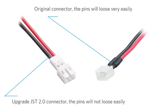 9249 3 connector cable betafpv jst ph 2 0 female 10pcs