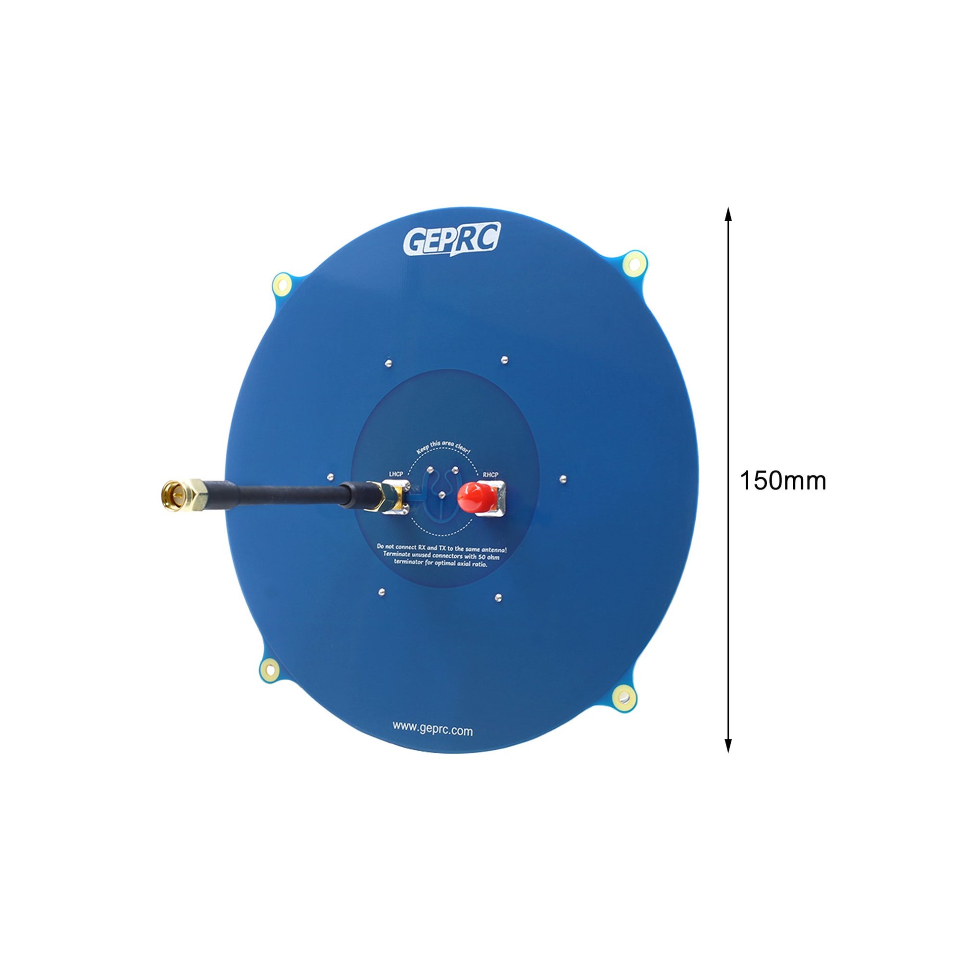 942 1 antenna geprc triple feed patch array sma