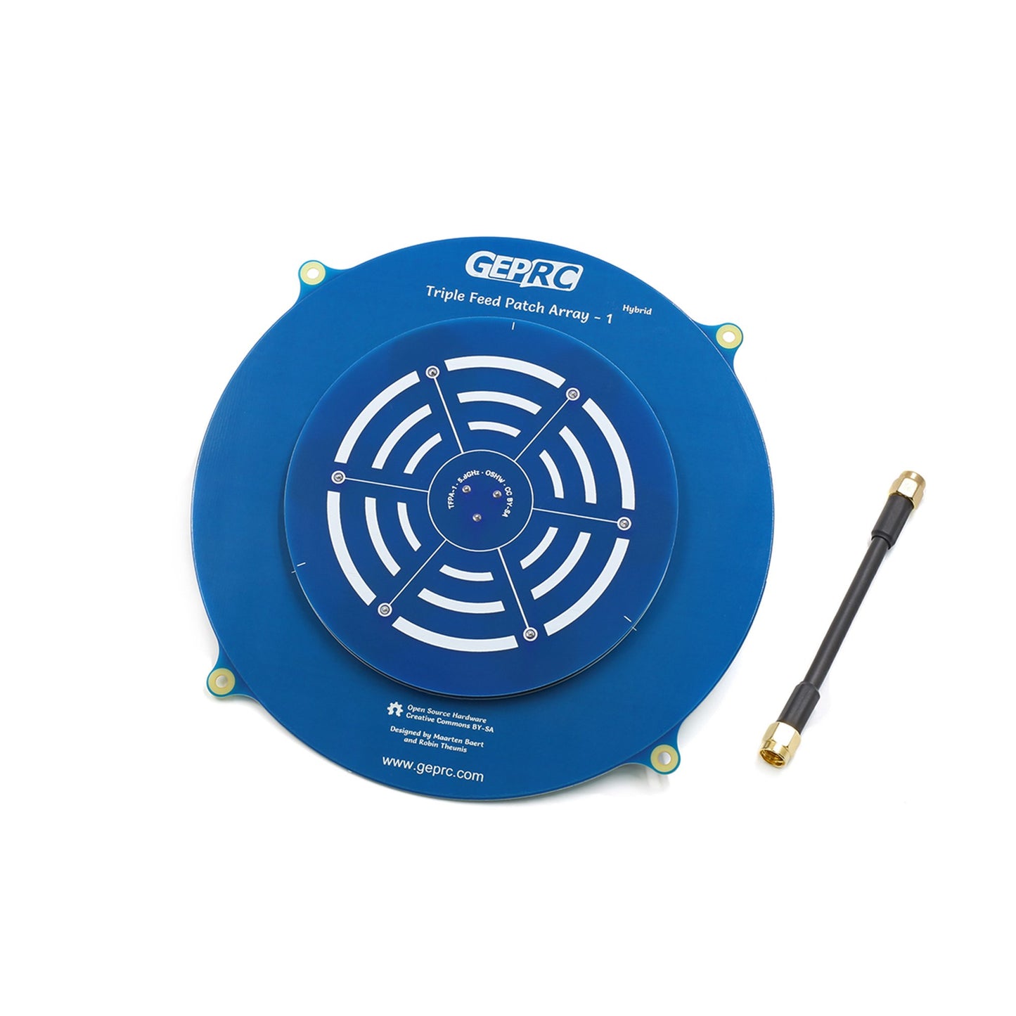 942 antenna geprc triple feed patch array sma