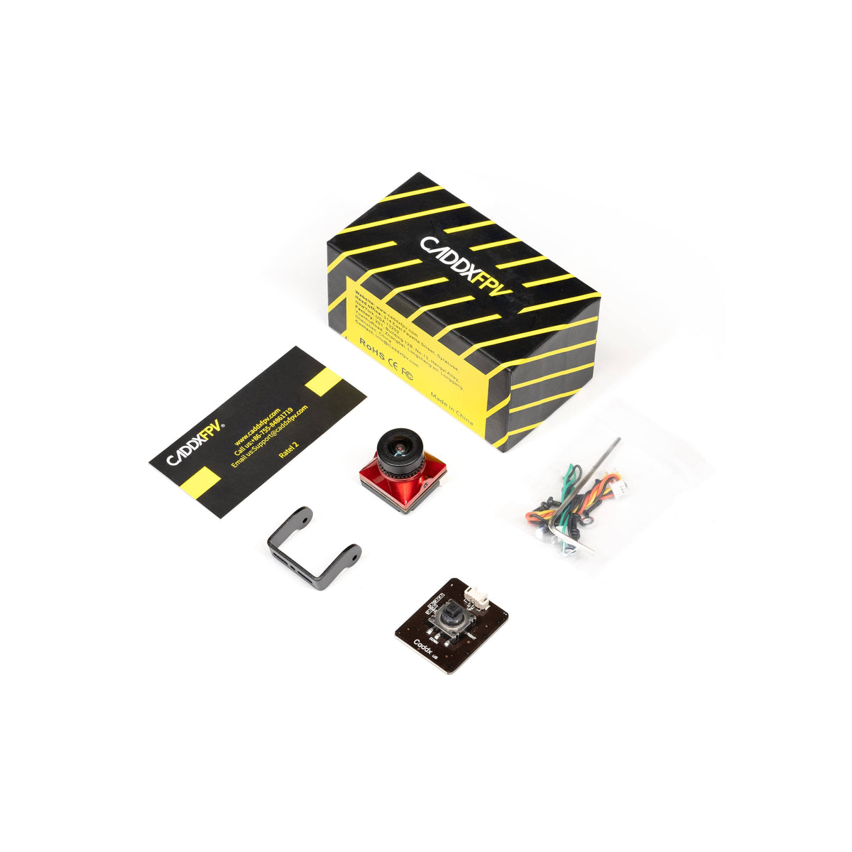 9585 7 fpv camera caddxfpv caddx ratel 2 black
